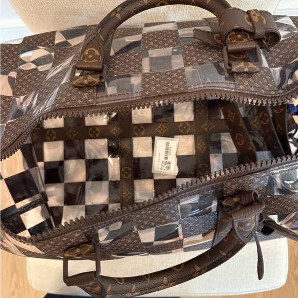 BRAND NEW Louis Vuitton Monogram Chess Keepall Bandouliere 50 - Picture 5 of 6